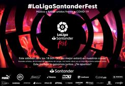'LaLigaSantander Fest' une música y deporte para luchar contra el coronavirus
